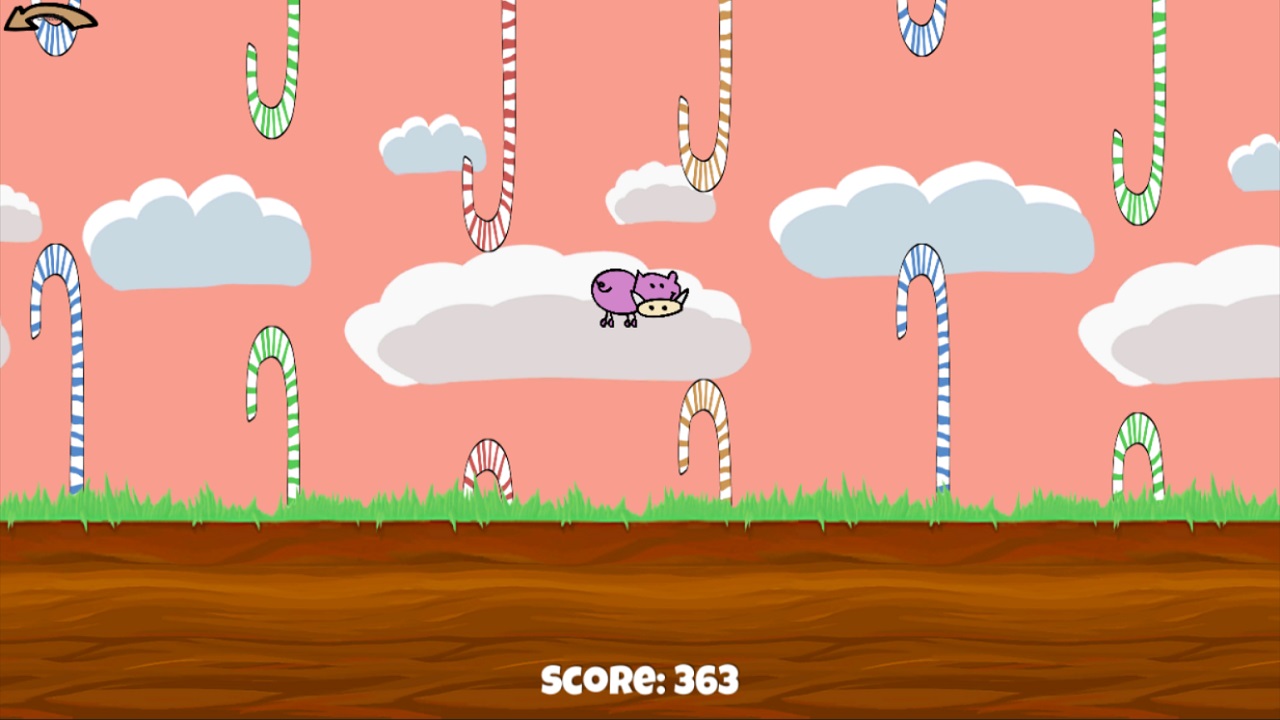 Flying Candy Pig Ramplay